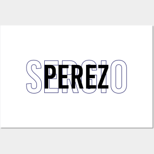 Sergio Perez Driver Name - 2022 Season #3 Posters and Art